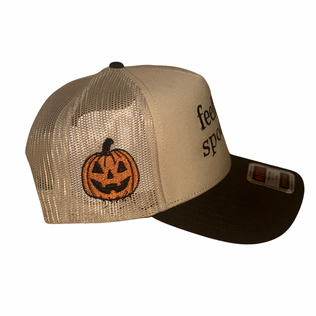 Feeling Spooky Pumpkin Trucker Hat