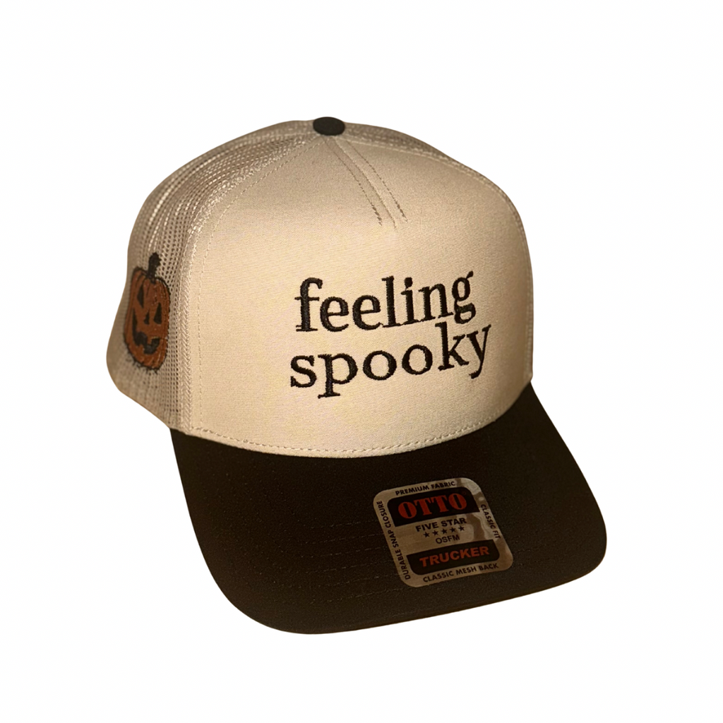 Feeling Spooky Pumpkin Trucker Hat