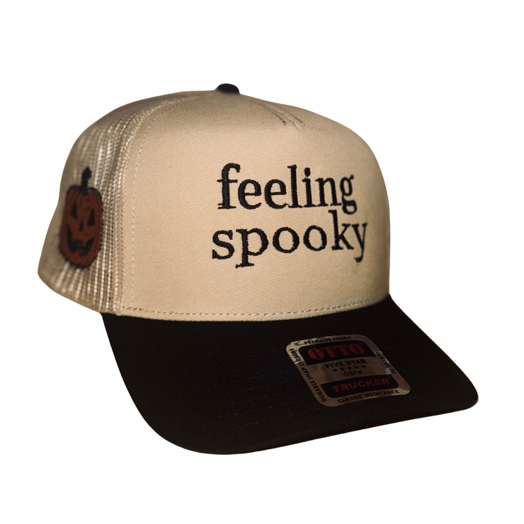 Feeling Spooky Pumpkin Trucker Hat