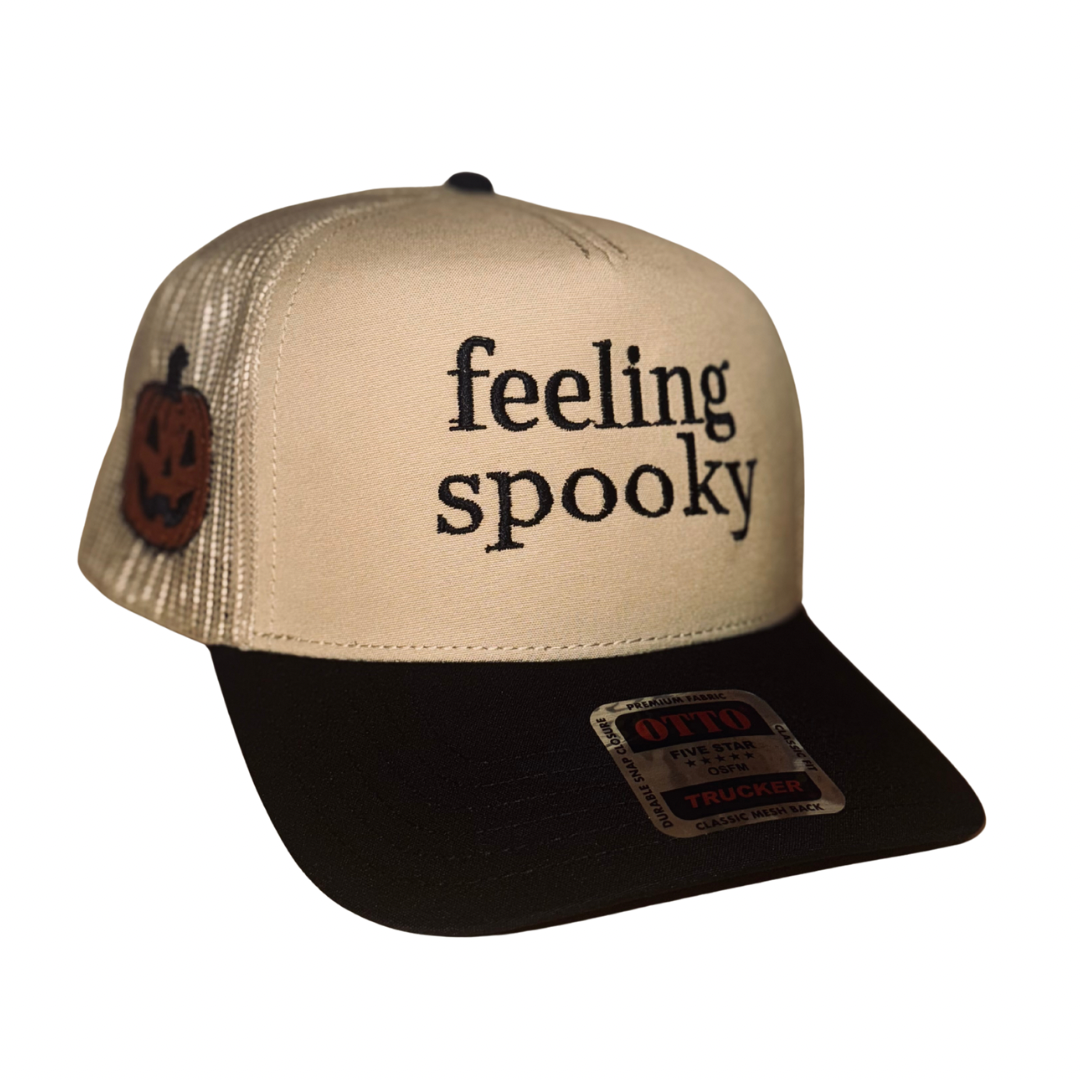 Feeling Spooky Pumpkin Trucker Hat